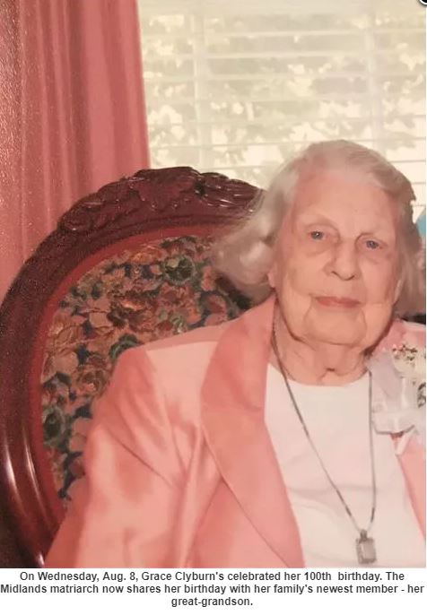 DawndyOnCam's tweet image. Mrs. "Mimi" Grace of Kershaw County has 14 grandchildren and eight little ladies named Grace in her honor.  Her latest grandchild was just born ON her 100th birthday!

wistv.com/story/38859359…