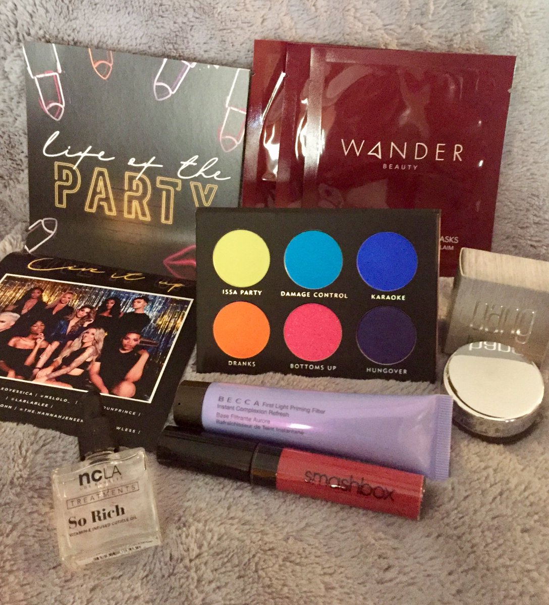 tara on twitter got my august boxycharm today swatches party
