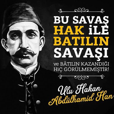Bu savaş hak ile batılın savaşı ve batılın kazandığı hiç görülmemiştir. #Kazanacağız