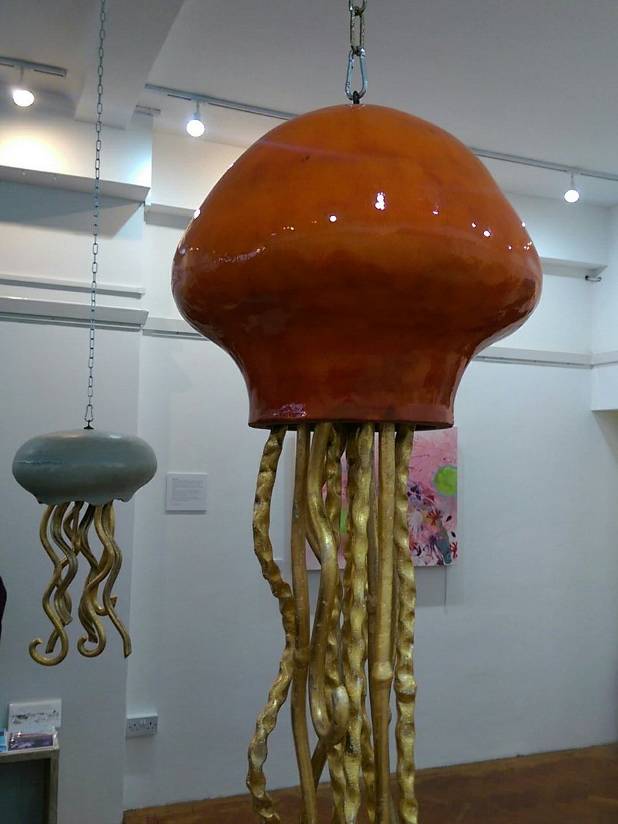 murmurationsart's tweet photo. Great show Tutti fruiti pv @hastingsarts  @wendysmithart Katia Giordanella. Go see. # https://t.co/ULuAu2DxMd