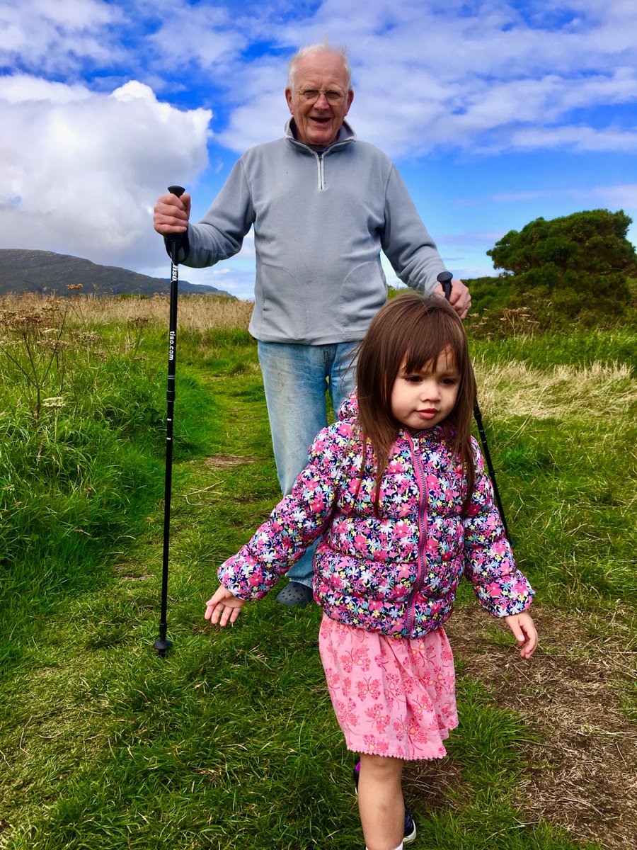 NabbieY's tweet photo. 87 today! The oldest and the youngest in the family out walking. https://t.co/xtxsH9OgGt