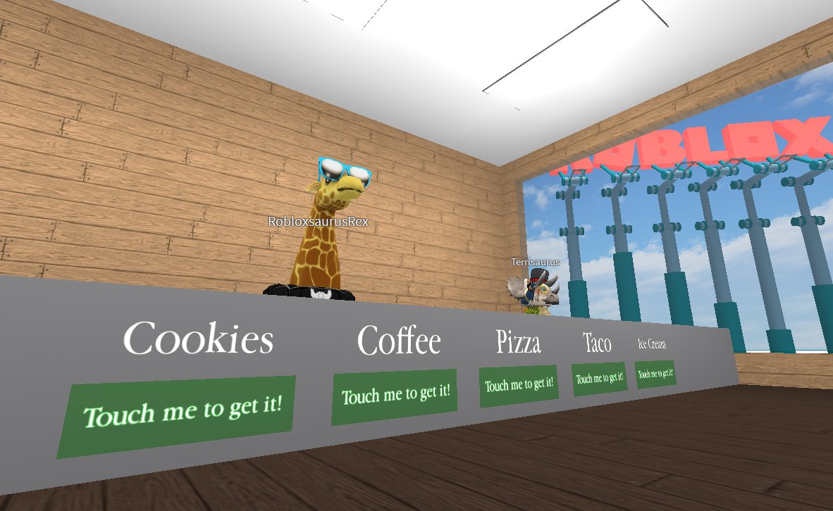 Moved On Twitter New Update We Have Now Added The Food - the roblox live hangout roblox