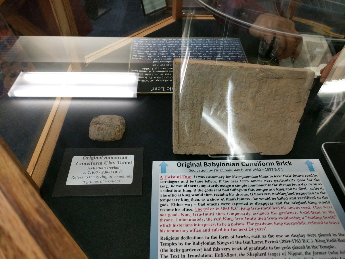 Computing starts with writing, so what if we had 4000 year old Mesopotamian tablets, sure ok.