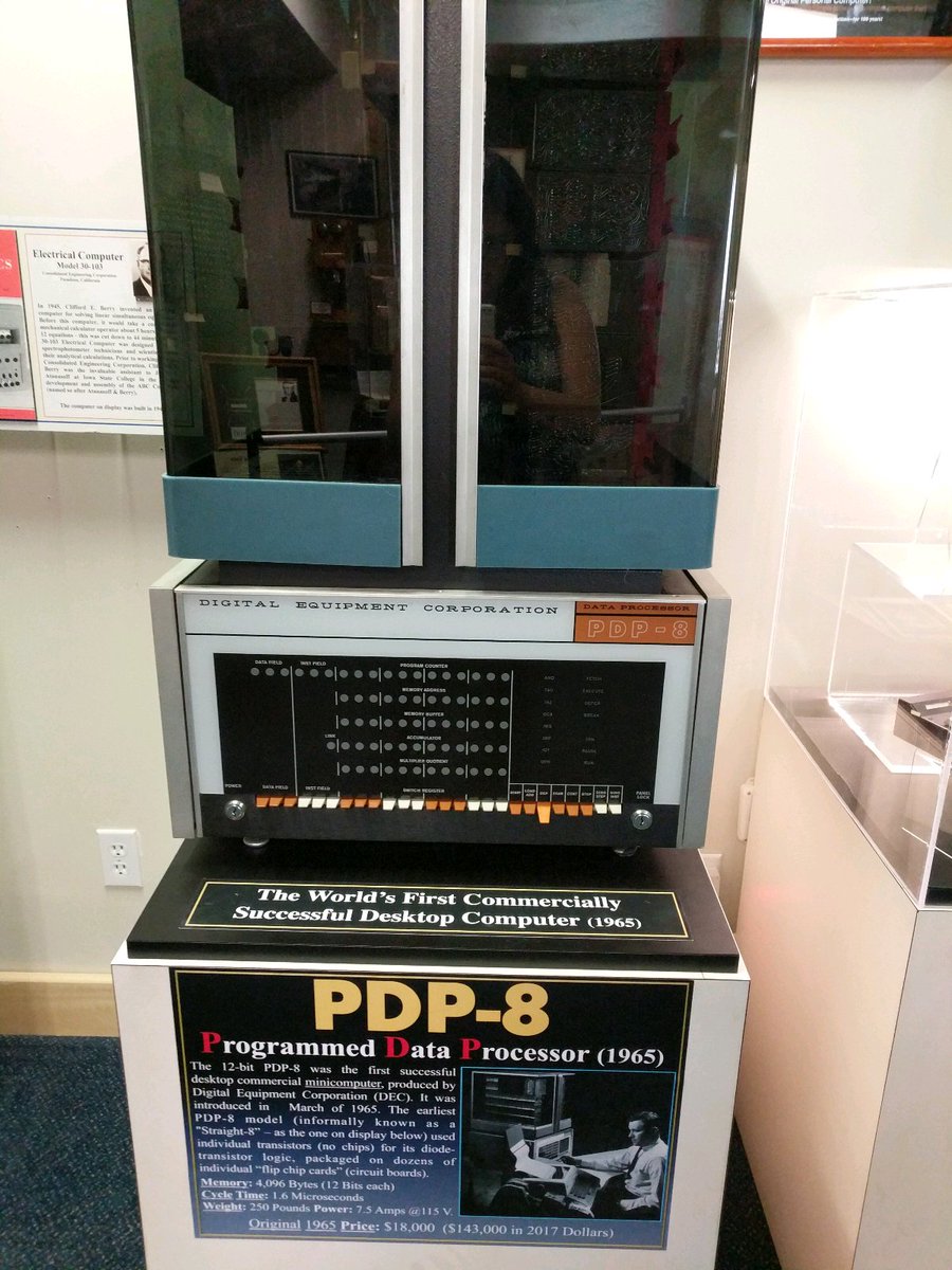 My friends talk about the PDP-11 but obvi that's too newfangled for a serious history museum