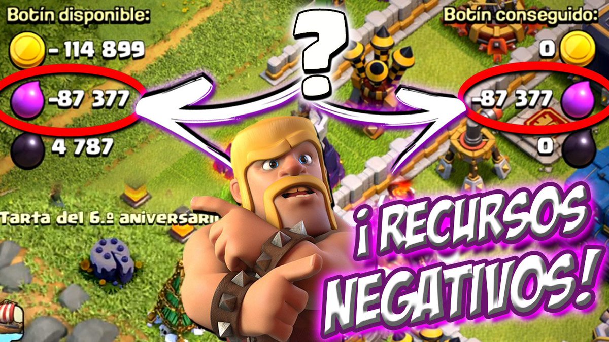 ❗Hola Tú❗...
... ¿Todavía Juegas Clash of Clans❔❔

❗EL VIEJO BUG DE RECURSOS NEGATIVOS❗

Video aquí 👇
▶️youtu.be/CKc83-5MEhM