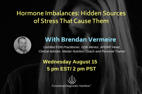 FDNtraining's tweet photo. Next week, join us for a special webinar. FDN mentor and practitioner Brendan Vermeire will be discussing the connection between hormone imbalance and hidden stress. Sign up below! https://t.co/S8hwXyk1UT https://t.co/9qweodtFhn