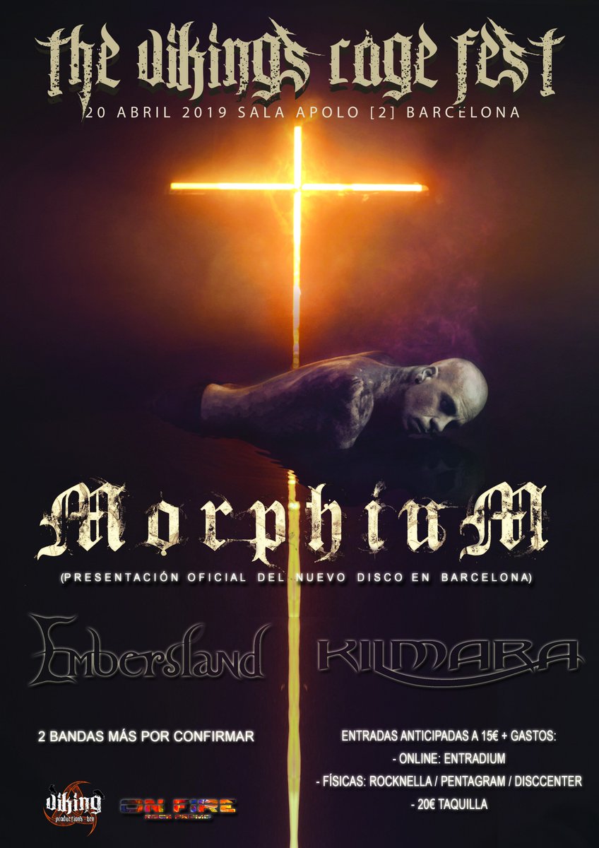 Anunciada la primera fecha de la nueva gira de MORPHIUM

goo.gl/ATPvpk <a href="/MorphiuM_info/">MorphiuM Official</a> <a href="/OnFireRockPromo/">ON FIRE</a> #Giras #Agenda #metalkorner