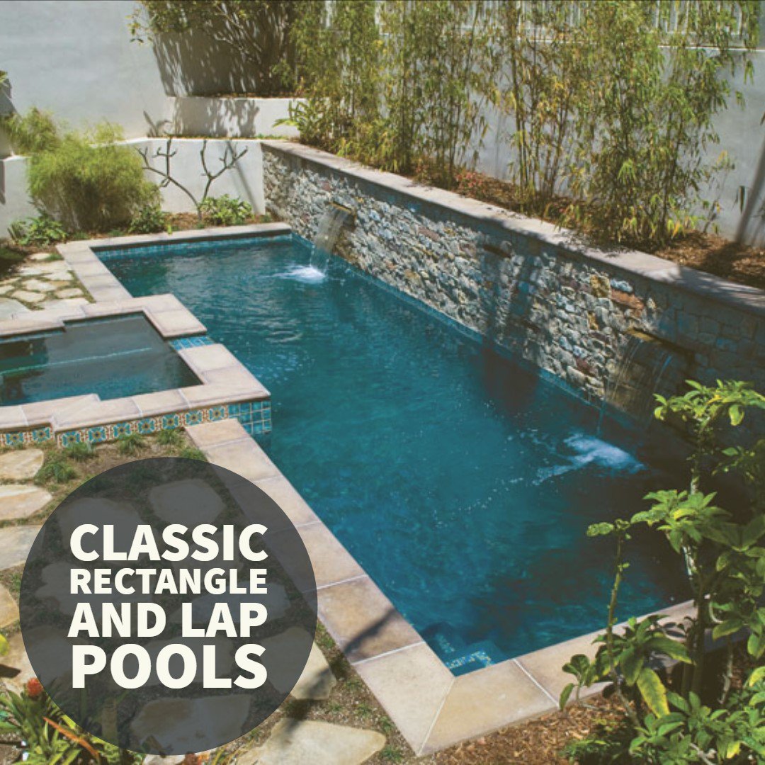 If your home is luxurious and traditional, then a classic rectangle is one of the best options as the pool’s straight lines will not overpower the property’s elegance.