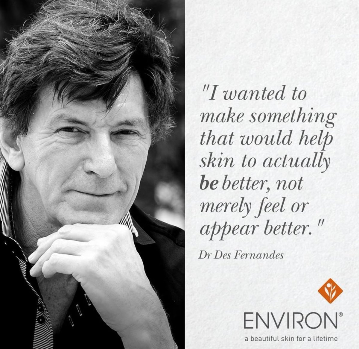 ClarityBeaut's tweet photo. Dr Des created the Environ AVST range - these products repair and restore skin health revealing glowing radiant skin
☎️ Contact the salon for skin consultations and further information
#IIAA #environ #anp #drdes #flawlessskin #tailoredskincaresolutions #vitaminA #claritybeauty https://t.co/JHKwEpEYj7