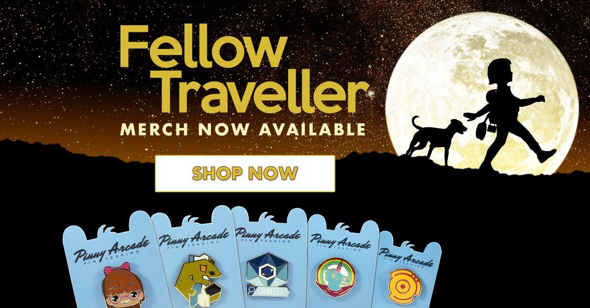 TheIndieBox's tweet photo. Like collecting colorful enamel pins through @Official_PAX events? Check out the new @FellowTravellr merch collection for a variety of @pinny_arcade pins! https://t.co/nF2e3HCJW2 #PAXWest #PinnyArcade #dungeonleague #BlindVR #Orwell #indiegames https://t.co/5t27ukjFRp