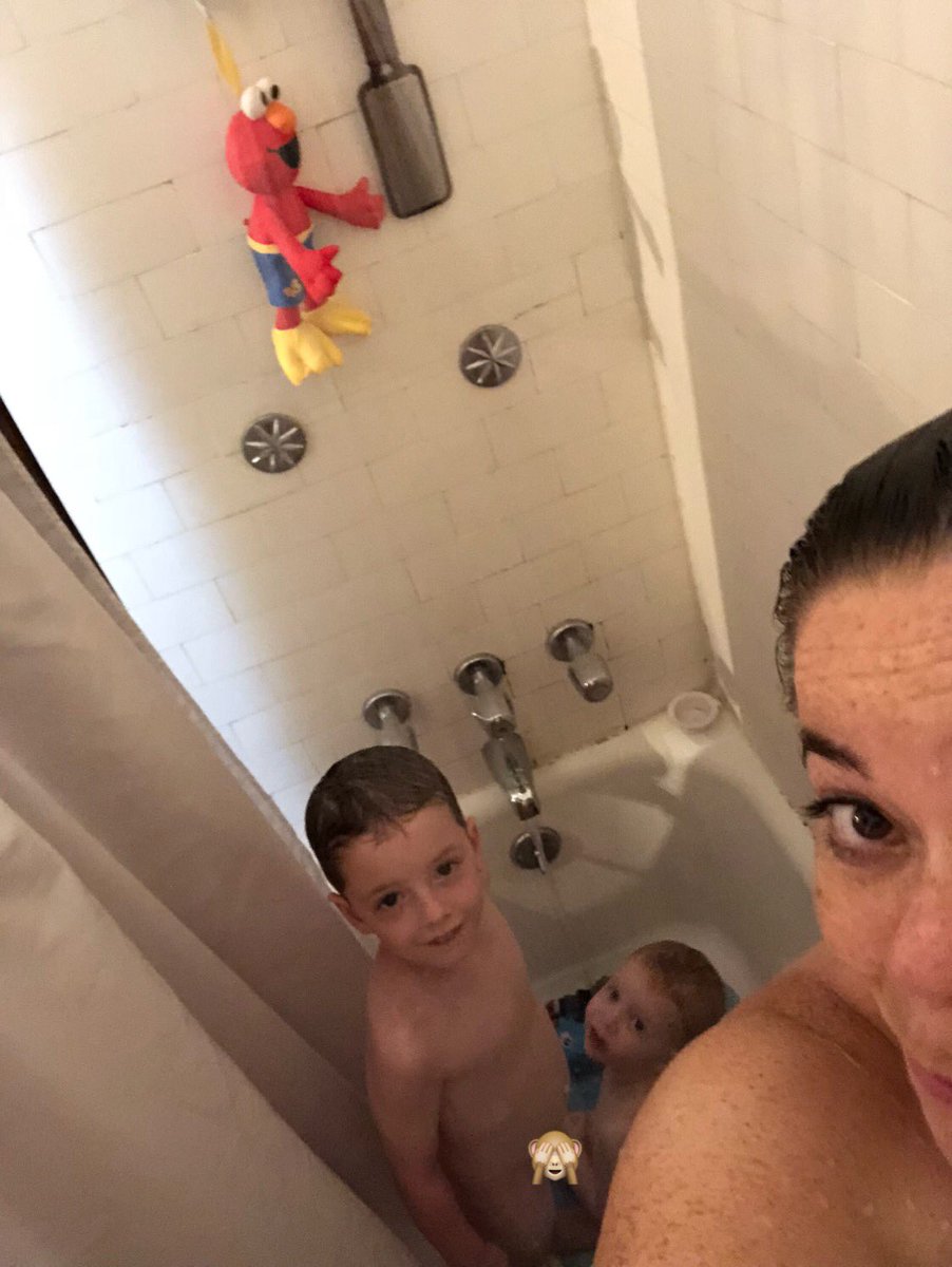 Dr_GI_Jenn's tweet photo. When you come home from work after a manual disimpaction ๐ฉ and have to shower right away.... .
.
.
#heykids #momlife #mamadoc #poopdoc #averageparentproblems #alwaysbymyside https://t.co/MVysihRLAA