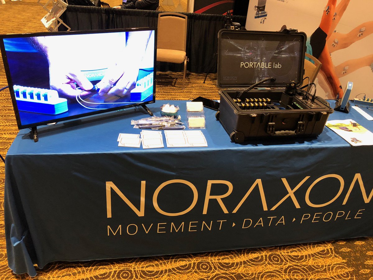 NoraxonUSA's tweet photo. Day 2 at #ASB2018 at the @MayoCivicCenter in Rochester, MN. Are you here? Stop by booth 29 and see the new #biomechanics #portablelab and #ultiumEMG. #MovementDataPeople. https://t.co/wjzEbLYfhc