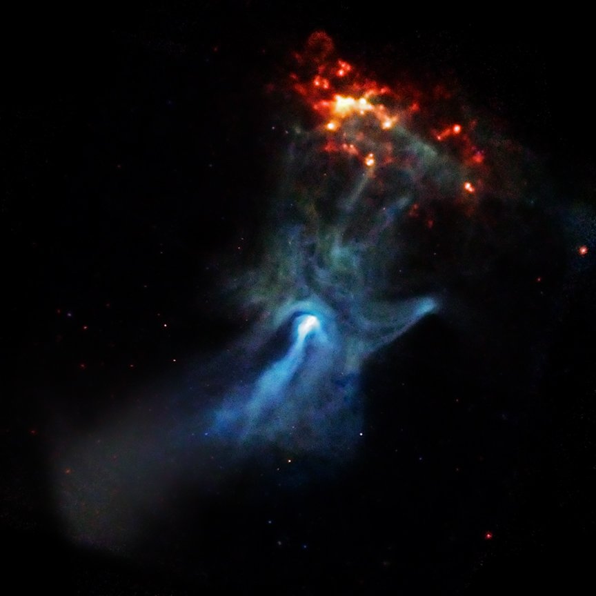 NASAUniverse's tweet photo. Did you know pulsars are getting NICER? Find out how the Neutron star Interior Composition Explorer (NICER) is helping us better understand these weird objects from its home on the @Space_Station. https://t.co/opFO3cKbjq #PulsarWeek https://t.co/q2qZW362hD