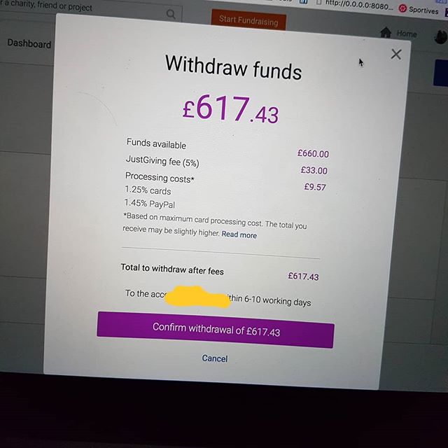 CyclingDevs's tweet photo. https://t.co/LLJKG22W1H
 -  Finished! £660 + £26 so 137% target, net not less than £643.43 should land soon from justgiving what thanks to transferwise should land about 3068zł on Szymon fundacjazlotowianka account. Parents look forward for it as it may allow him to start prop https://t.co/BqJBQliwfD