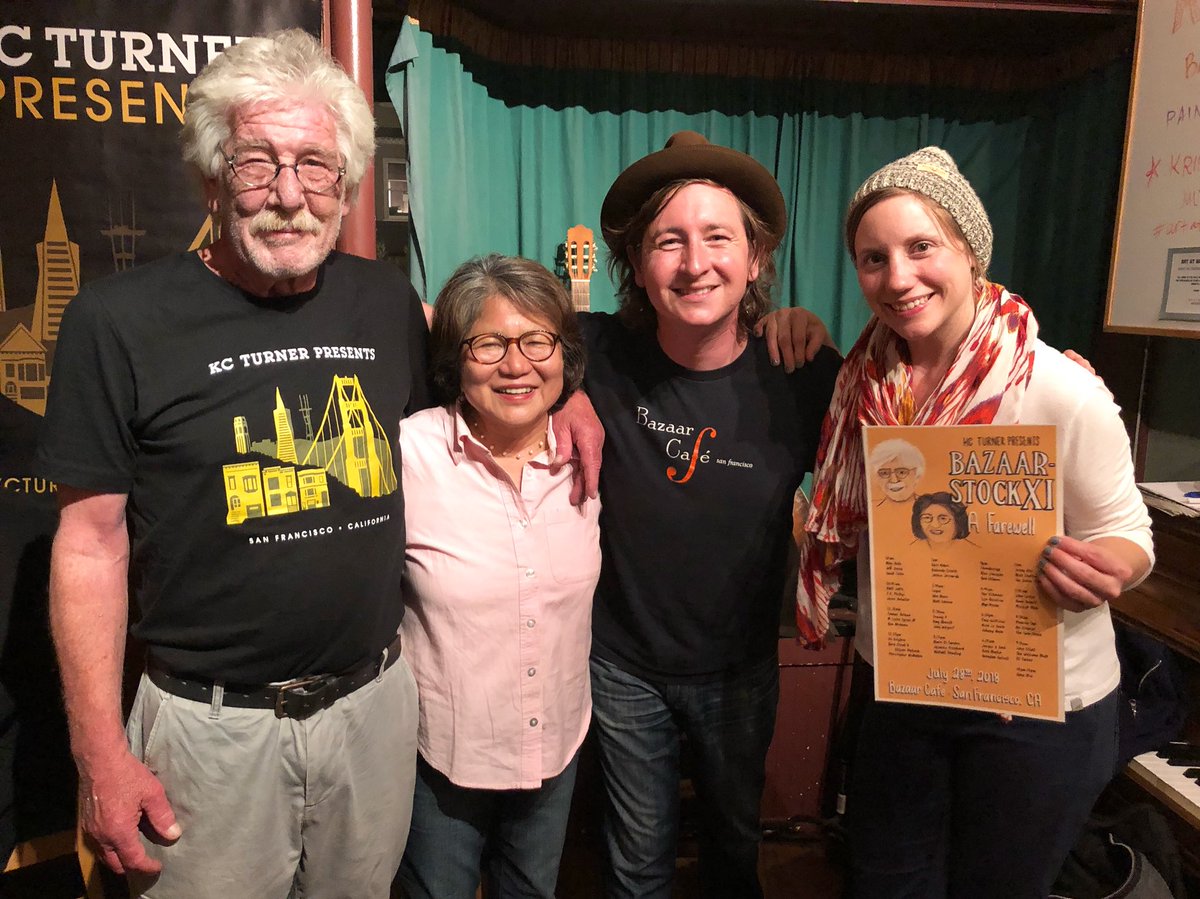 kcturnermusic's tweet photo. Saturday, August 11th is the 20th anniversary of when the doors to @BazaarCafe opened and it’ll be the day they close. Thank you to Les &amp; Makiko for giving so many artists a chance to bloom. We love you and are forever grateful for Bazaar Cafe. https://t.co/pDS24akDC3