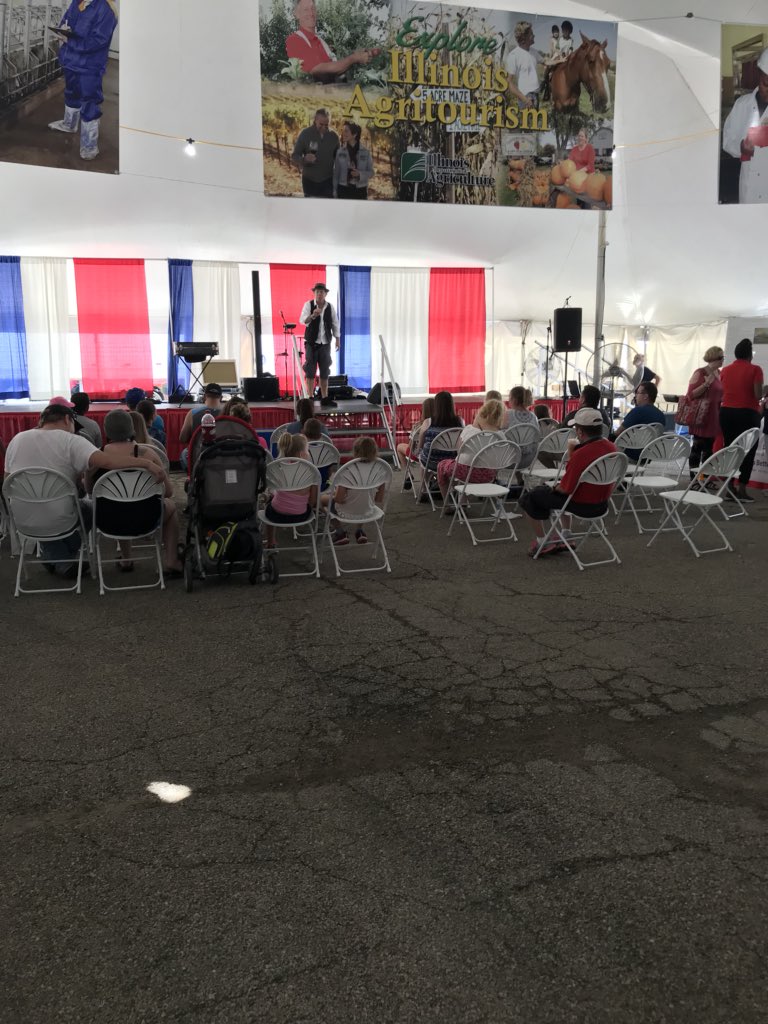 nicolmoore's tweet photo. Ag tent fun! https://t.co/lxyKD2tt8E