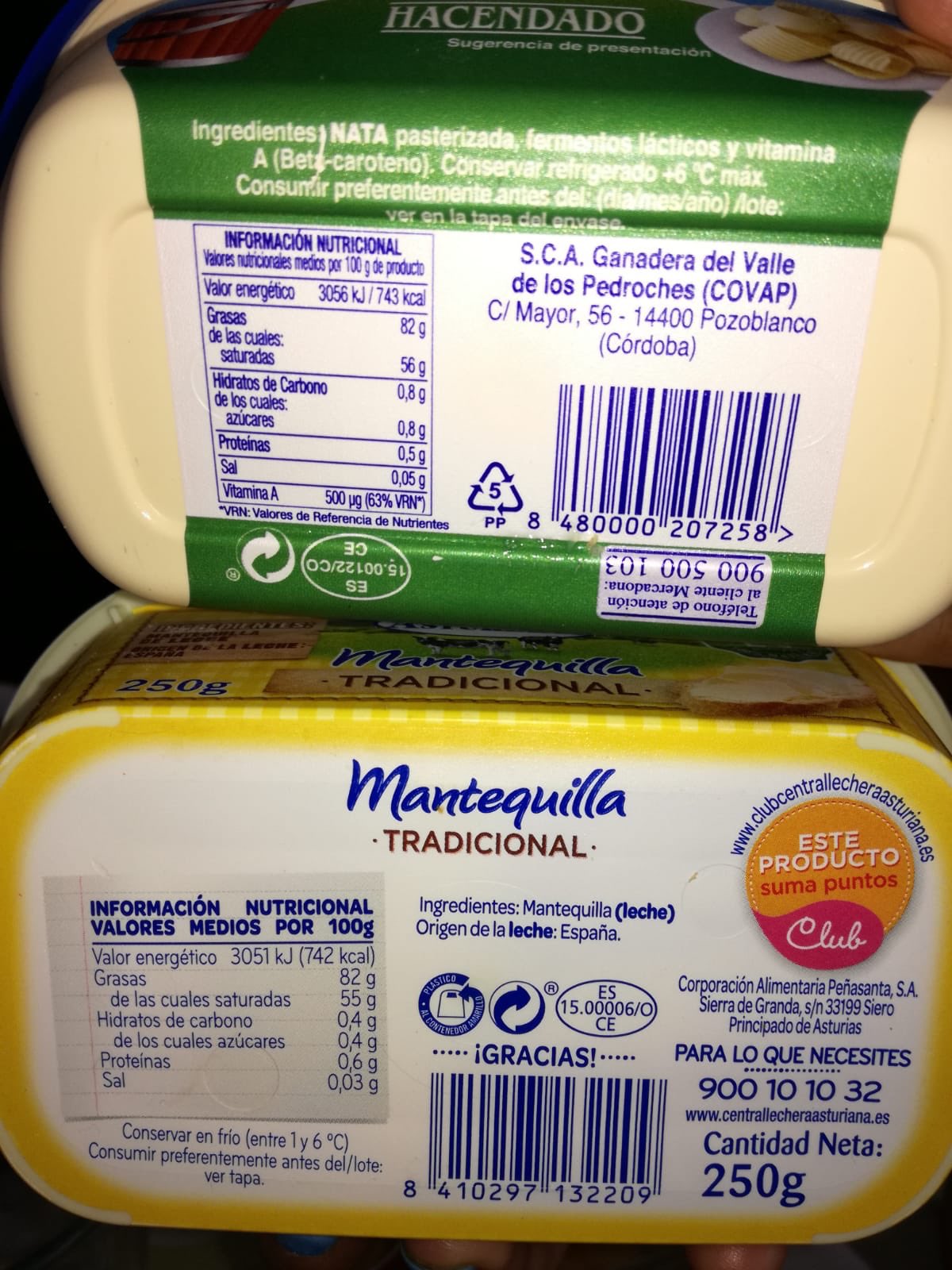 Rodperla on X: "Alguien me explica por qué la mantequilla sin sal añadida  tiene más sal que la mantequilla tradicional? #mercadona #hacendado #sinsal  @Mercadona https://t.co/xzjLQj7pGY" / X