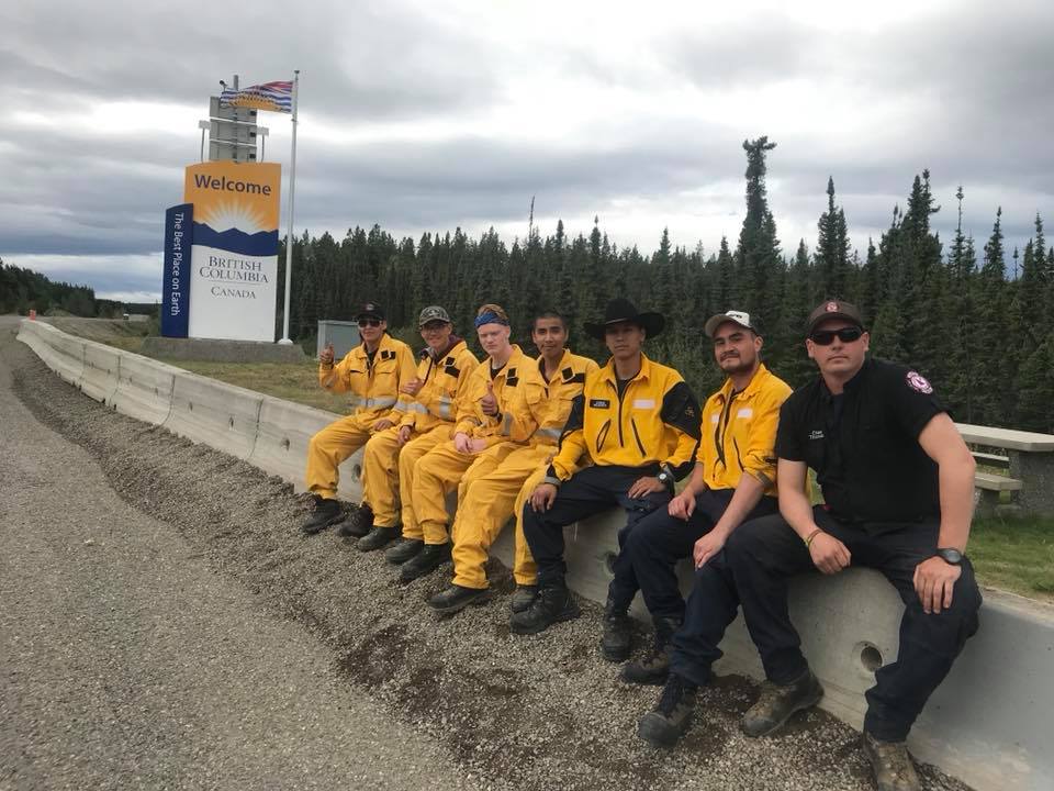 #FeatureFriday 7 members of the Charlie Crew are bringing support and comfort to those impacted by the Telegraph Creek fires. Led by Chad Thomas of the Tahltan Nation, they've been on the ground since Tuesday, and continue their work on the front line of the fires. #TahltanStrong