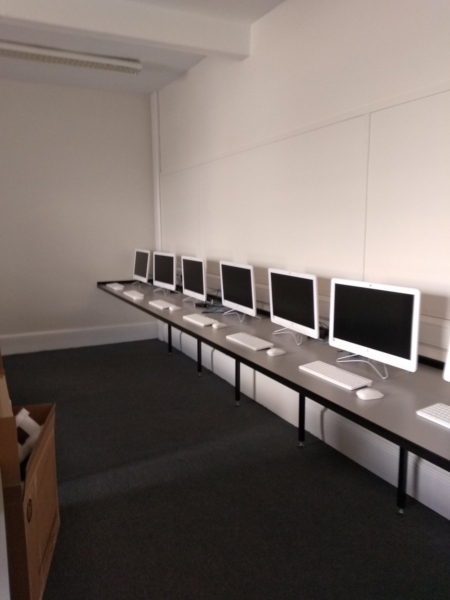 Checked in at the lab this morning and the refurb is coming along nicely. #newlook