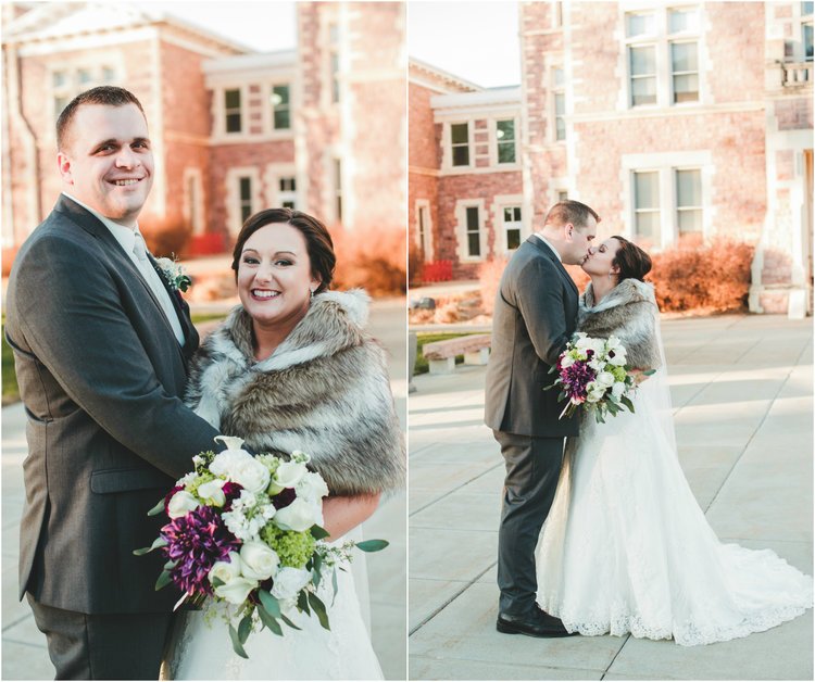 usd's tweet photo. When you need "something old," you can't do better than beautiful and historic Old Main. (Just don't expect something blue.) Congrats to the happy couple! #GoYotes #WeAreSouthDakota

 📷 Annie Otzen Photography
More: https://t.co/pdo0f2vcW0 @AOtzen https://t.co/BjDOQMTIn7