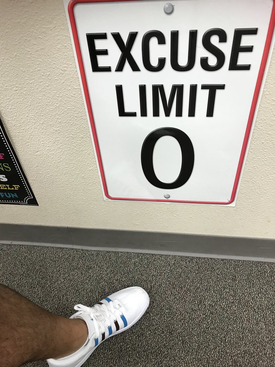 justincole3211's tweet photo. #meettheteacher tonight, rockin the #003s. I’m liking this poster in my daughters 4th grade classroom. @garyvee @TeamGaryVee @VaynerNation @KSWISS #4thgrade #BackToSchool2018 https://t.co/ja5g3m1siK