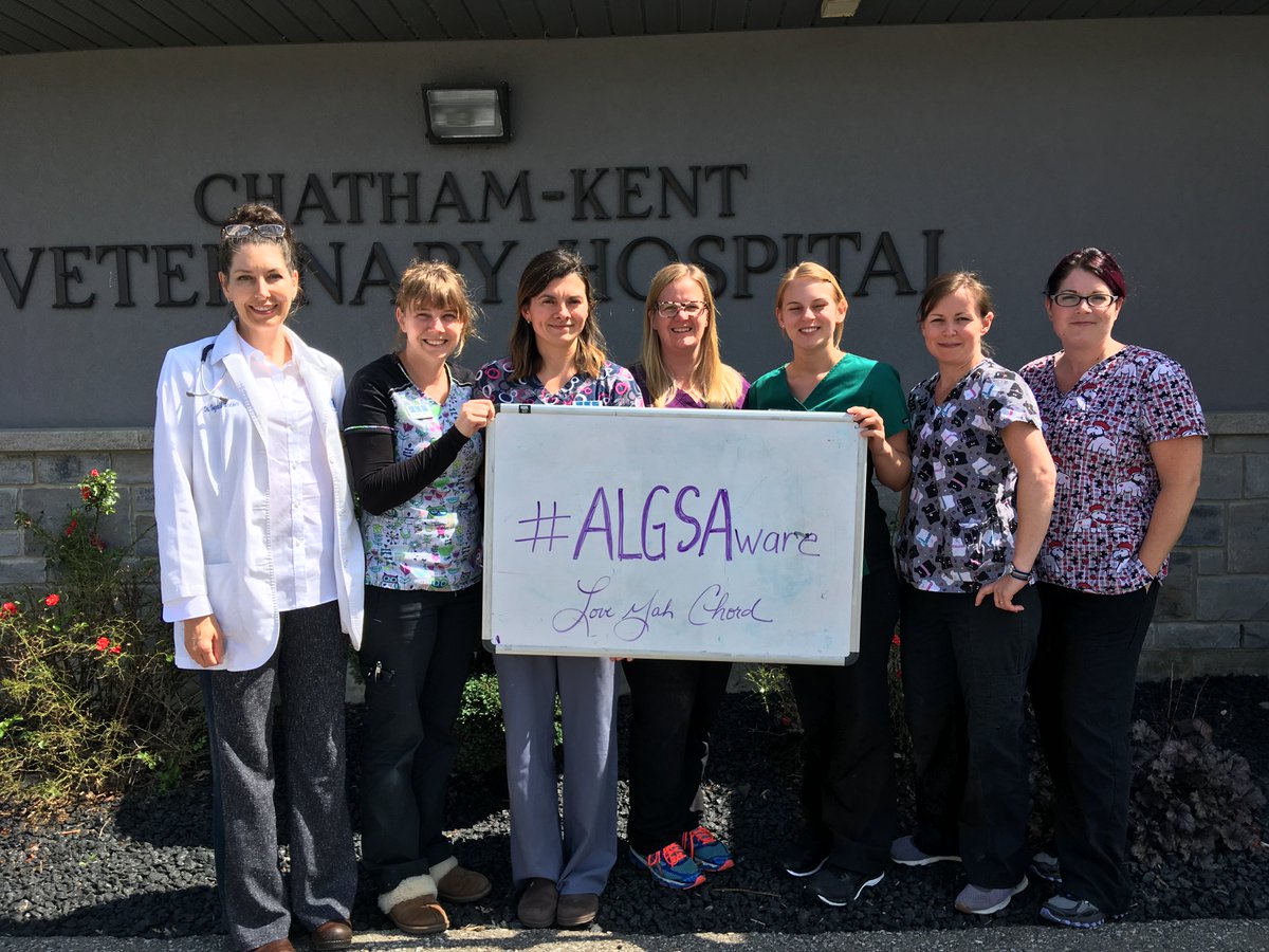 ALGSAlliance's tweet photo. The great ladies at @ChathamKentVets are #ALGSAware!!! ❤️ https://t.co/aRUtClETkd