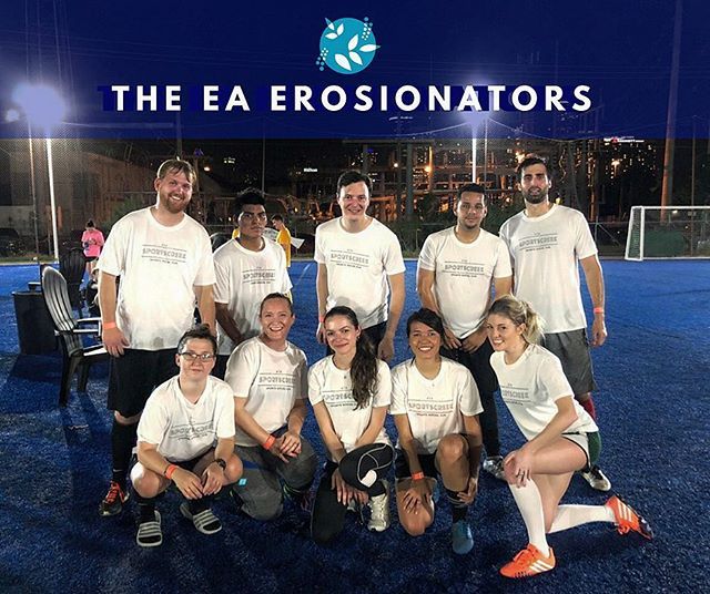 EA_SWPPP's tweet photo. Check out the EA soccer team, the Erosion-ators ⚽️ 🌩#teamspirit #theteamthatplaystogetherstaystogether https://t.co/g58niL8YCs https://t.co/6YUa9H8E8e