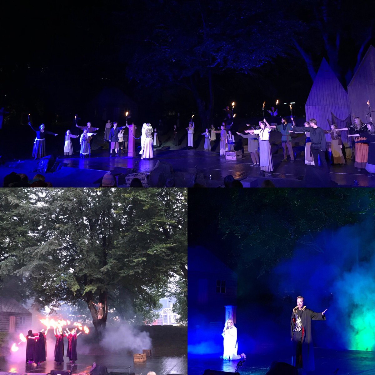 Fantastisk forestilling på Bergenhus Festning ikveld. Storkosa oss på ‘Hekseringen’ 👏🥇 <a href="/nfteater/">Fyllingsdalen Teater</a> <a href="/GundersenMia/">Mia Gundersen</a>