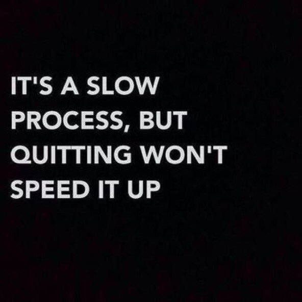 If it's not quite happening, double or triple your efforts, change your approach. Quitting is never the answer. #Keepgoing