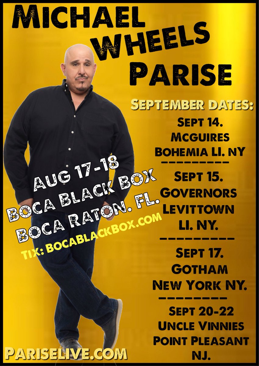 Wheelslive's tweet photo. Some tour dates #standupcomedy #wheelslive #pariselive https://t.co/pSMgzzAy6z