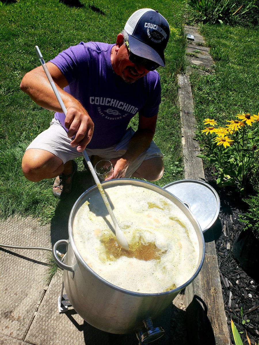 CouchichingBrew's tweet photo. Test Recipe #5 - a Belgian IPA w Chinook and Cascade hops from the Beaver Valley. Lovingly made by The Brewer & our GM on this fabulous Friday! See you in a couple weeks "Mariposa Belle" π€©π»π #buildingabrewery #Orillia #belgianipa #homebrew #beer #testrecipe https://t.co/nkCpauDpVq