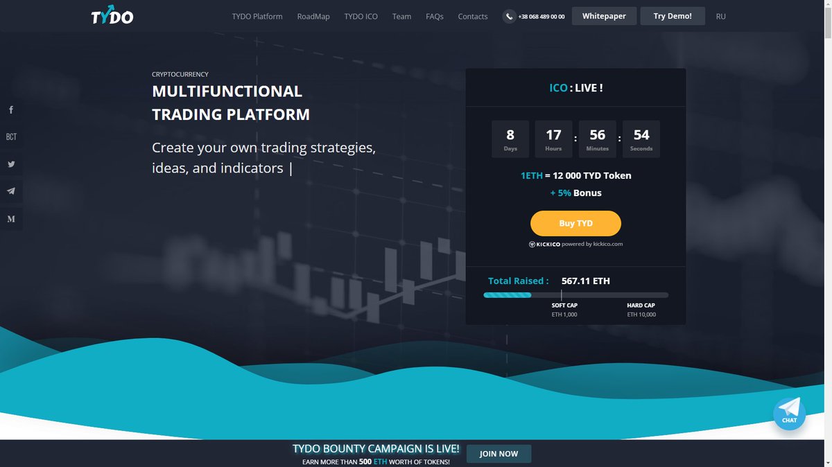 sucyresky's tweet photo. BENEFITS: TYD Token will give an opportunity to subscribe to other TYDO users in TYDO Social Trading Platform to follow their trading signals, view portfolios or their trading history. https://t.co/Ci17jidF8r | https://t.co/8uIHmLU2e2 #TYDO #trading #terminal #ico @TYDO18 https://t.co/AZP7NsXEt8