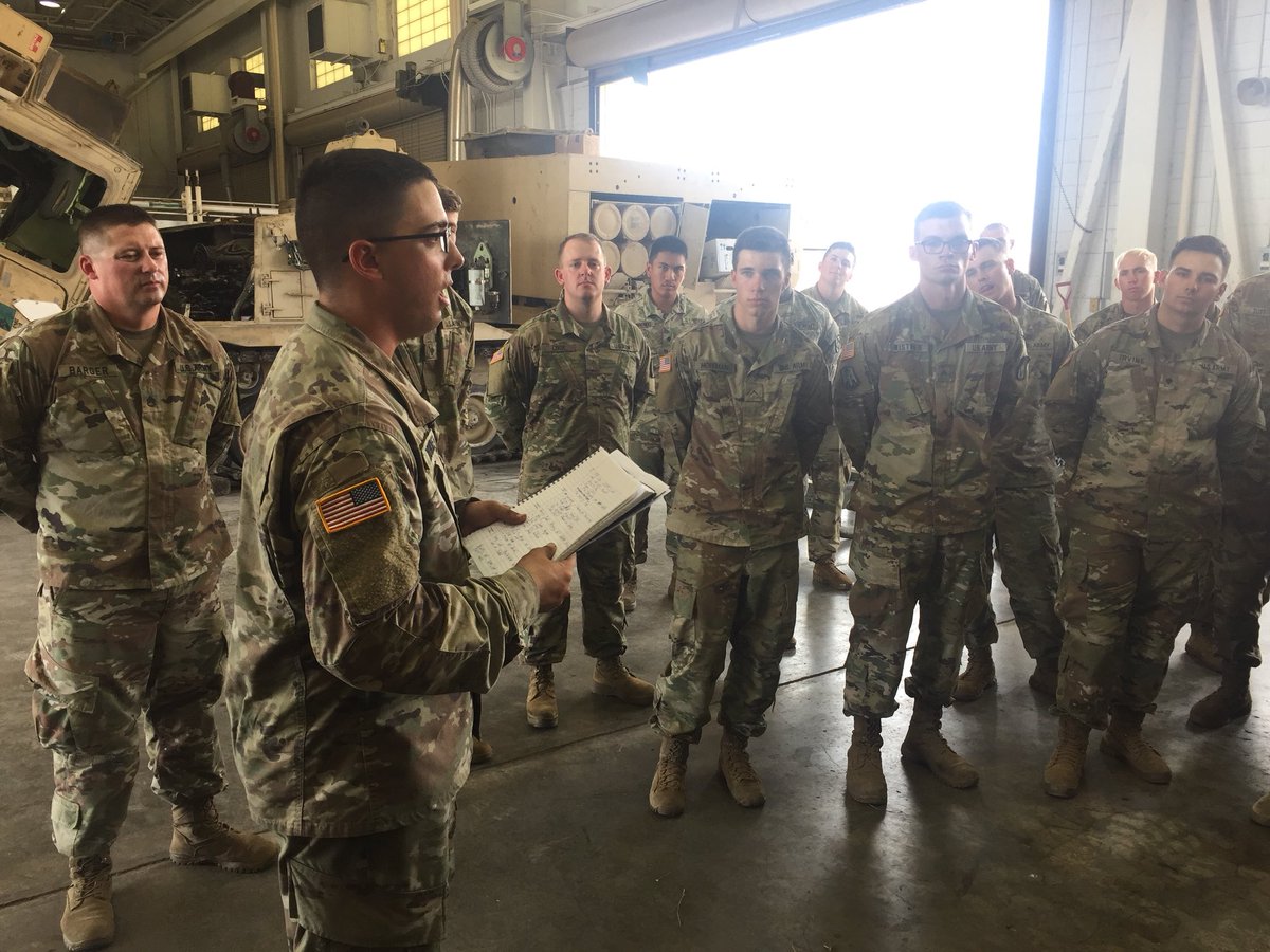 Bravo24F's tweet photo. Part of the weekly closeout includes a brief from our BOSS rep, SPC Downey. The BOSS program enhances the morale and welfare of single Soldiers, increases retention and sustains combat readiness. Thank you SPC Downey for your dedication to the BOSS Program! #FridayMotivation https://t.co/GQdOwiDRfZ