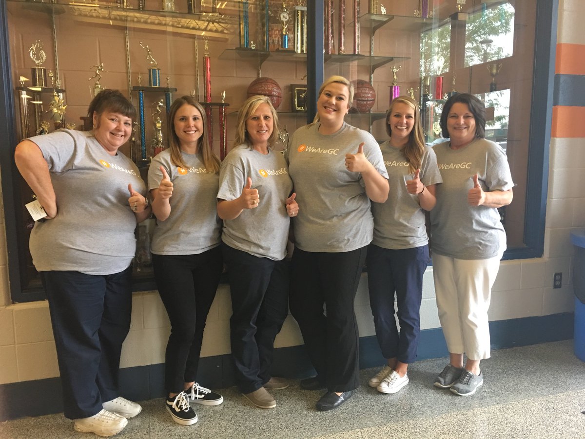 gcboe's tweet photo. Who is GC?#WeAreGC rounding out a fantastic first week of school by showing our #GCSpride districtwide! https://t.co/SJUMjxWVp6