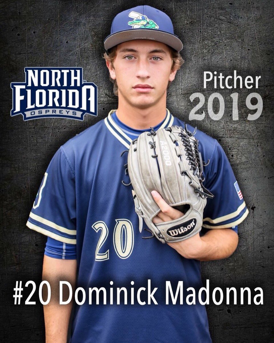 dommadonna_'s tweet photo. Extremely proud and honored to announce that I have committed to The University of North Florida to further my academic and athletic career. Thank you to everyone that has helped me along the way! Go Ospreys #SWOOPLife @OspreyBSB https://t.co/gCBHdJeLTV