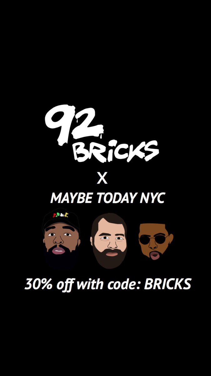 SjeezS's tweet photo. 🎙🎙92 Bricks Podcast | Ep: 3.5/Mo Bricks “Lauryn vs Missy”

Lots of talk about the ladies in hip hop including @TierraWhack &amp; the alleged reigning #queen 
+
Here’s 30% off from our new sponsor @maybetodaynyc 

Apple: https://t.co/4eaSfU3zjg
Soundcloud: https://t.co/q6IM6hvBX7 https://t.co/n8M1vq6tkT