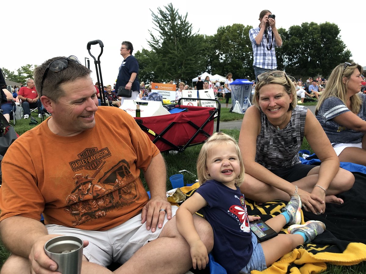 Our associates enjoyed the Beatles at #SymphonyOnThePrairie thanks to the @Pacers!