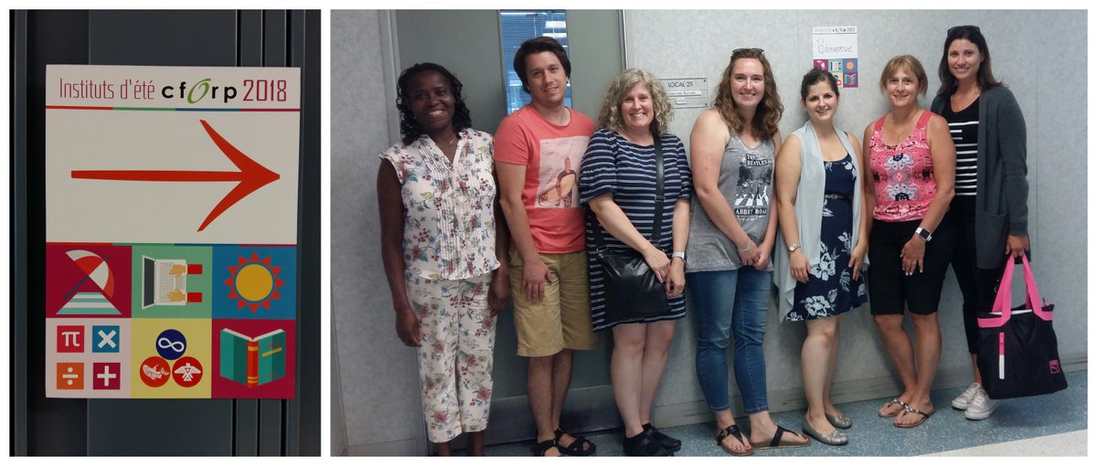 TRÈS SATISFAITE de mes 3 premiers jours #instete du #CFORP! Merci à tous ceux qui rendent ces formations possibles. Nouveaux enseignants (et enseignants chevronnés), suivez une formation en notation et évaluation avec <a href="/legamr/">Maryse Legault</a> l’an prochain… vous ne le regretterez pas!💡⚙️✏️