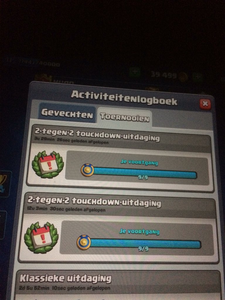 Do you guys already complete the touchdown challange