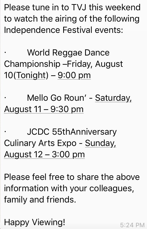 Babsy_grange's tweet photo. #Jamaica56 #JCDC55 https://t.co/Vnl0ohgYyG