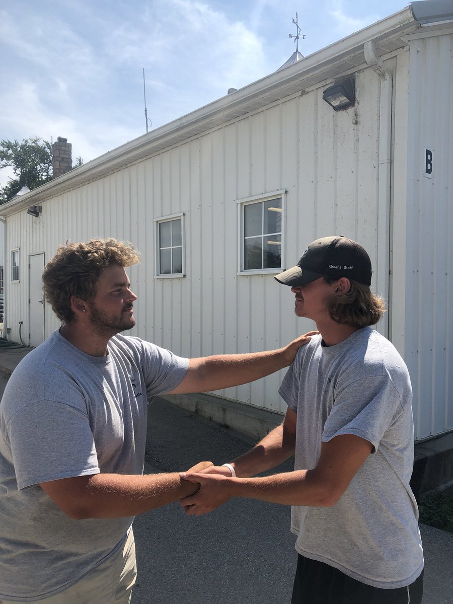 DaGroundscrew's tweet photo. Big thank you to brother Dillon for all the hard work he’s put in for the past 5 years, brother Myles and brother Dillon saying their pinnacle goodbyes! You will be missed #BrotherForLife #PinnacleGOAT #PinnacleFamily #PinnacleBrotherhood @dillonzug https://t.co/moNI5uzdwK