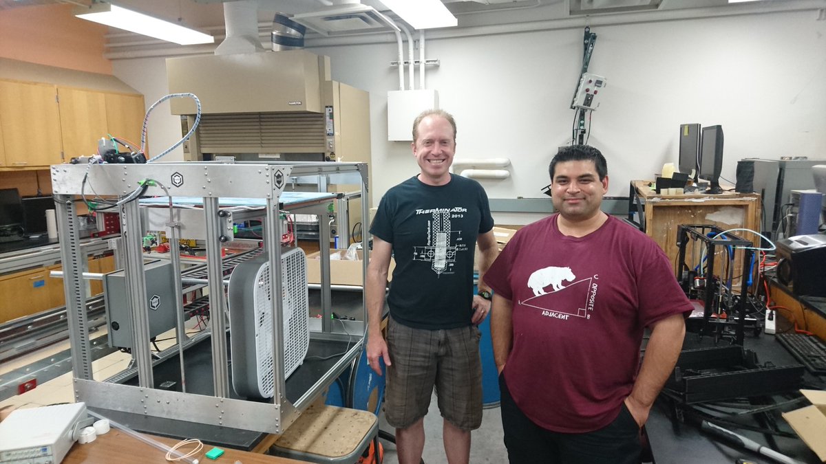Iqy01's tweet image. Such an awesome time with @ProfPearce and his team finishing a #recyclebot build and meeting @OpenCircuitIns and @OSEcology gurus! How time flys but collaborative experiments coming up to #recycle waste plastic with #opensource tech. You guys rock! @deakinresearch @3DPrint_com