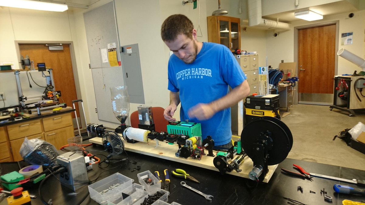 Iqy01's tweet image. Such an awesome time with @ProfPearce and his team finishing a #recyclebot build and meeting @OpenCircuitIns and @OSEcology gurus! How time flys but collaborative experiments coming up to #recycle waste plastic with #opensource tech. You guys rock! @deakinresearch @3DPrint_com