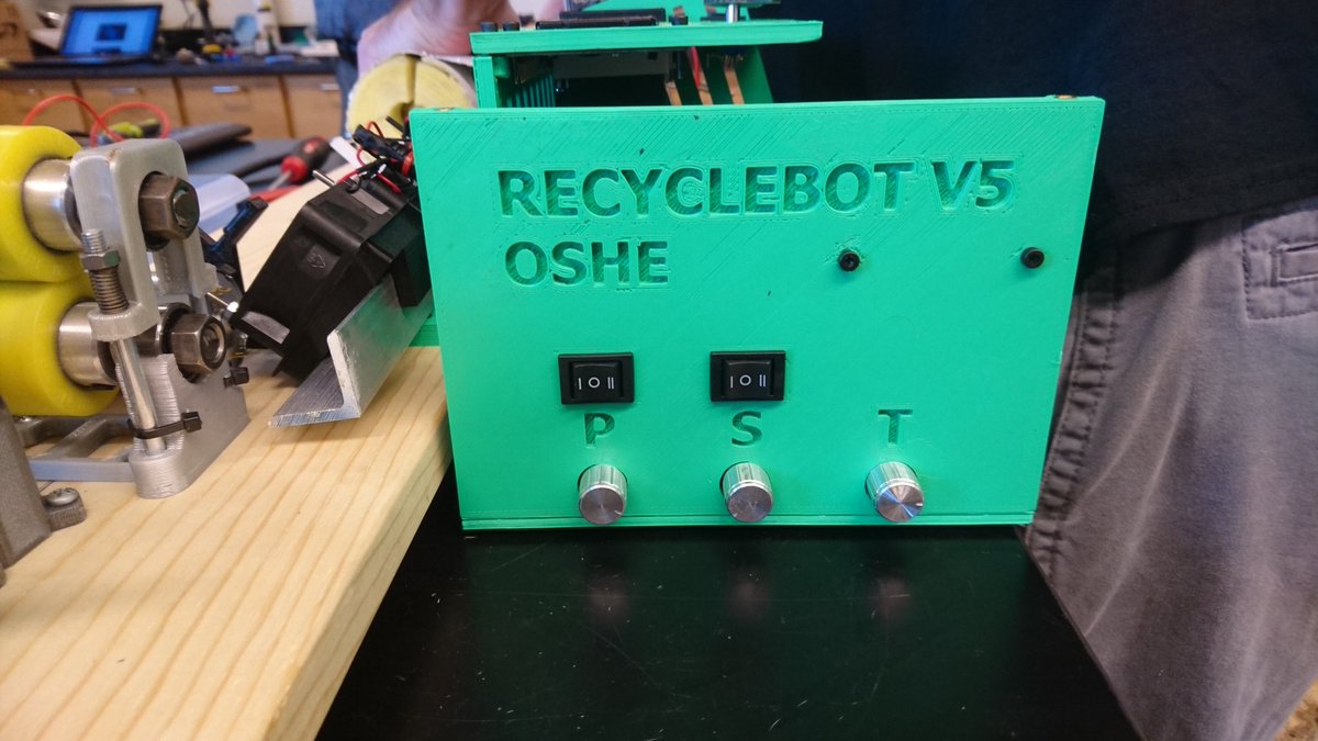 Iqy01's tweet image. Such an awesome time with @ProfPearce and his team finishing a #recyclebot build and meeting @OpenCircuitIns and @OSEcology gurus! How time flys but collaborative experiments coming up to #recycle waste plastic with #opensource tech. You guys rock! @deakinresearch @3DPrint_com
