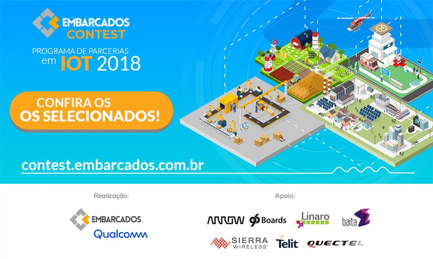embarcados's tweet photo. Confira os selecionados para fase de desenvolvimento de projetos do Programa de Parcerias em IoT 2018! #Embarcados
https://t.co/WOHXeqAhq8 https://t.co/IuO9fHe97j