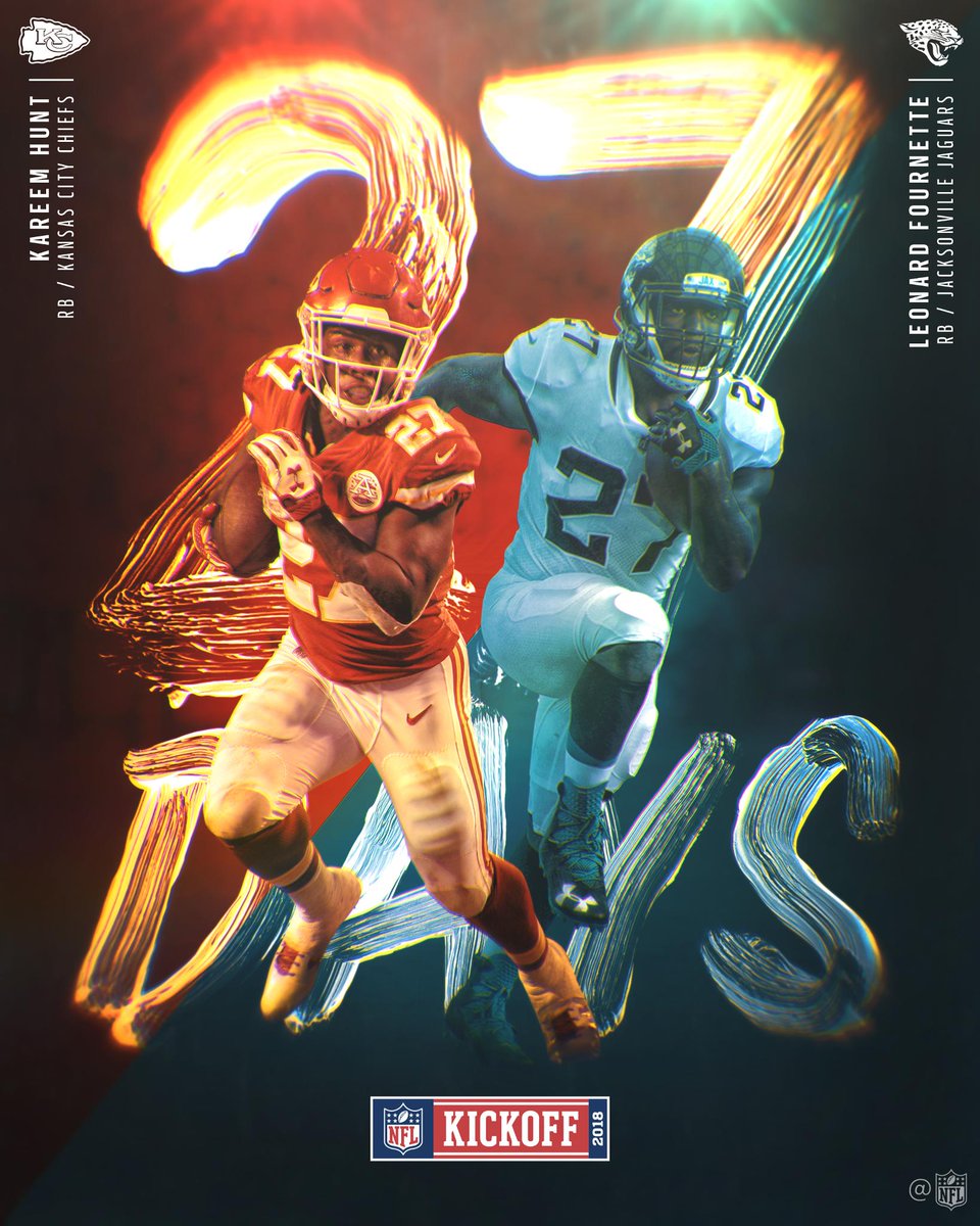 NFL's tweet image. 27 DAYS! #Kickoff2018