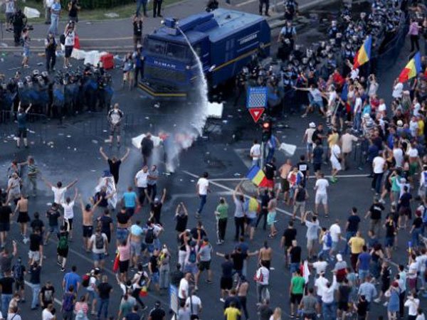 Протесты в Румынии 