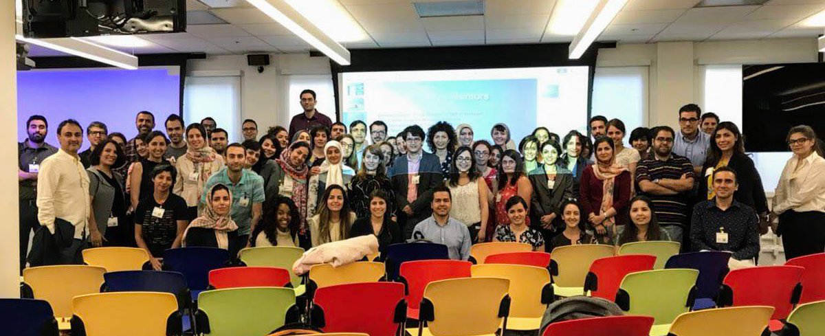 iranwic's tweet photo. A big thank you to everyone who made it to #TogetherWeThrive event last night. This event was held by 'Iranian Women in Computing' in partnership with 'Iranian Googlers'. 
This was a great night of networking for those who study and work in technology related fields. 
#IranWiC https://t.co/eimufJWDgY