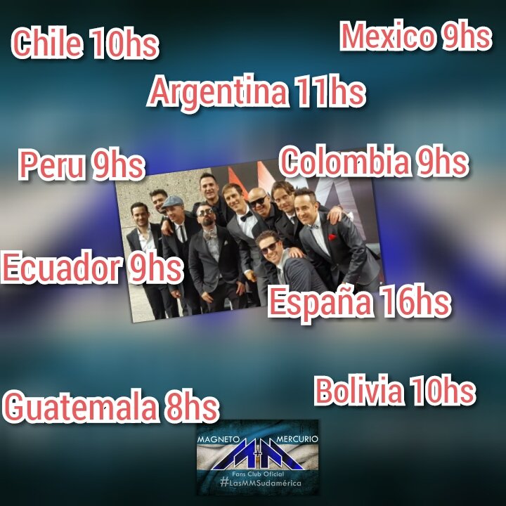 LasMM_argentina's tweet photo. RECUERDEN👉Lunes 20 de Agosto 11hs Arg
@LasMM_argentina iniciamos una campaña durante todo el día para pedir por @MagnetoMercurio como?👇 #MagnetoMercurioAViña2019 
LAS ESPERAMOS A TODAS!!
La Unión hace la fuerza😉
Aquí todos los horarios para hacernos escuchar!
👉💪 https://t.co/DVViMWDjlG