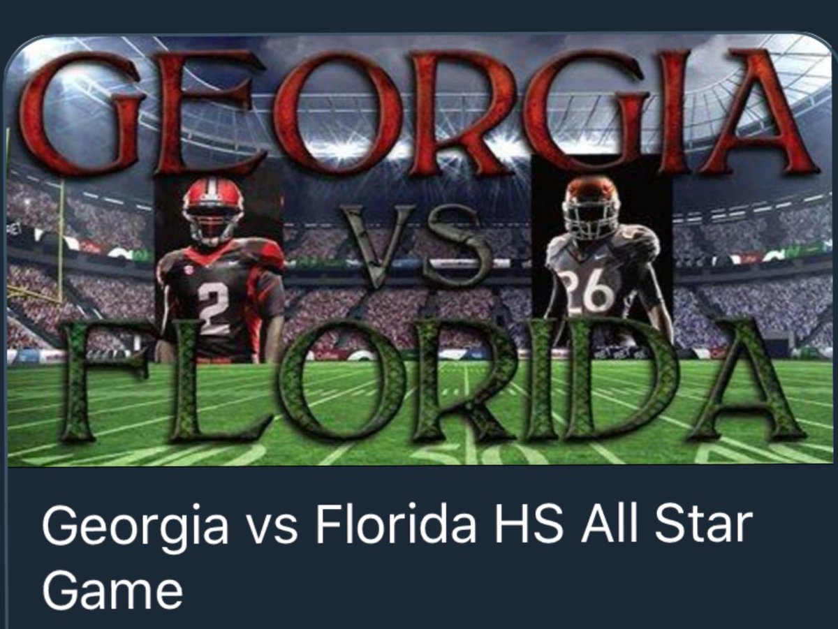 TreyHayes0503's tweet photo. Extremely thankful to be invited to the Georgia vs. Florida all star game               #GeorgiavsFlordiaHSAllStarGame https://t.co/K4uxWYPMFw